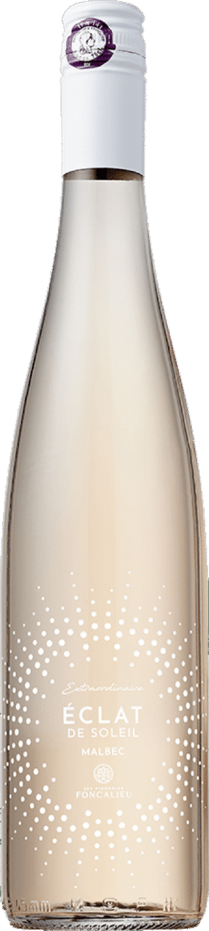 Eclat de Soleil Malbec Rosé 2023 Vin de France schroefdop 0,75L