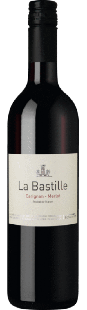 La Bastille Carignan/Merlot Rouge 2022 Vin de France schroefdop 0,75L