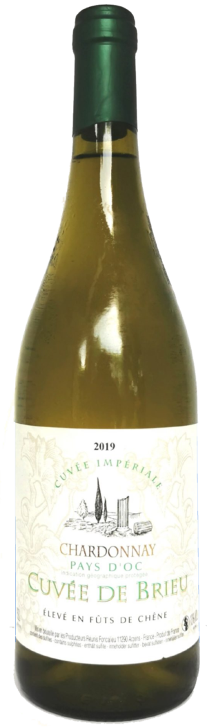 Cuvée de Brieu Chardonnay 2024 Oc IGP nu met schroefdop