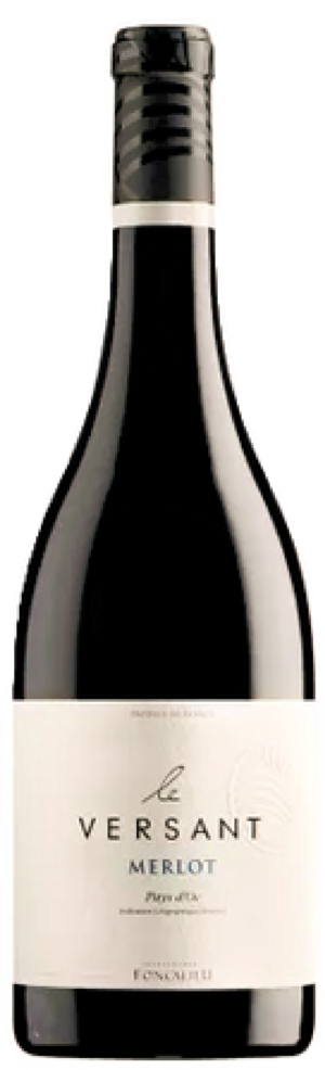 Le Versant Merlot 2022  Oc IGP Rouge  schroefdop