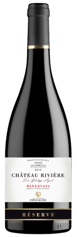 Château Riviere Reserve 2020 AOC Minervois Rouge